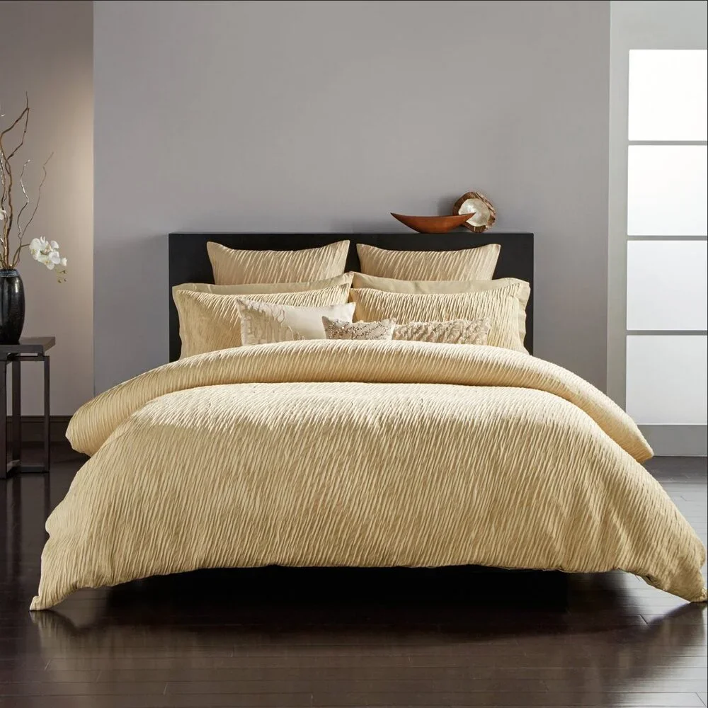 Donna Karan Home Gold Dust Sequin Embellished Accent Pillow